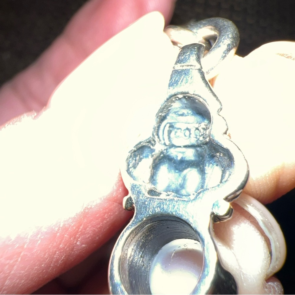 Lagos Caviar silver & gold MOONSTONE!! bracelet 7 3/4 inch great condition! - Picture 7 of 9
